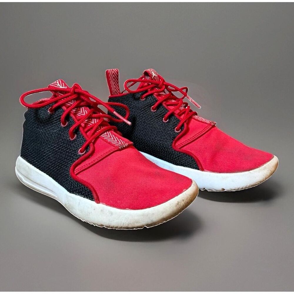 Jordan Red and Black Trainers